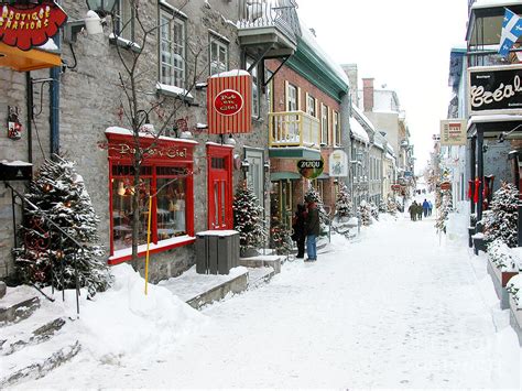 Quebec City In Winter Photograph by Thomas R Fletcher