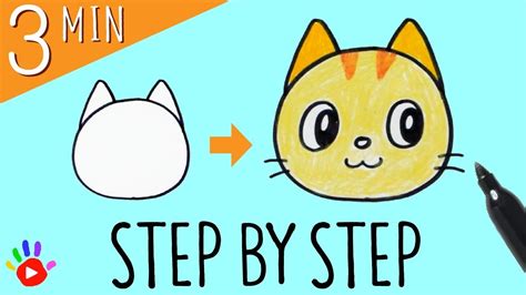 How To Draw A Cat Face Step By Step