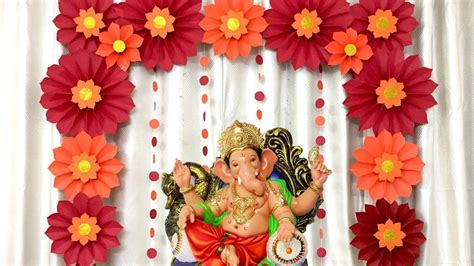 10 Ganpati Flower Decoration Ideas for Home