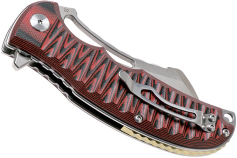 Bestech Knives Hornet Black & Red G10 BG12B pocket knife ...