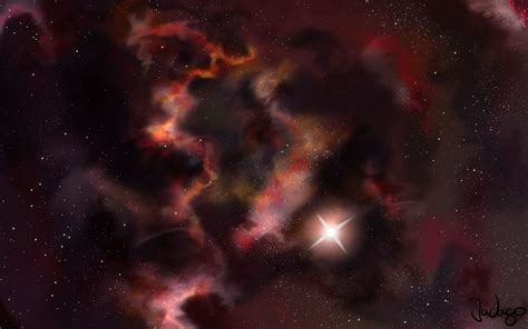 Red Nebula by Jadago-Art on DeviantArt