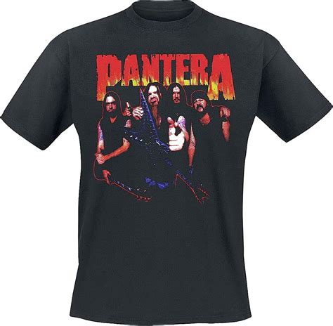 PANTERA Vulgar Vintage Männer T-Shirt schwarz Band-Merch, Bands ...