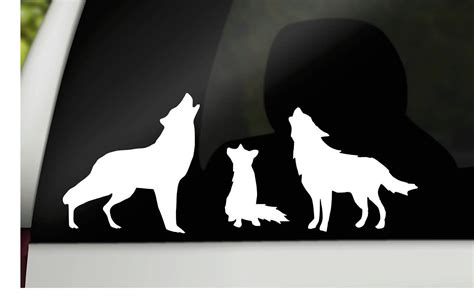 Wolf Family Car Decal Car Window Sticker Family Wolf Decal - Etsy ...