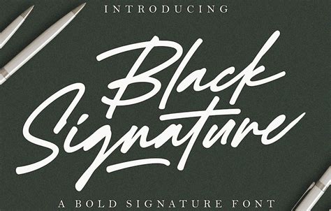 Black Signature Font | dafont.com