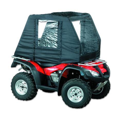 Motorcycle & ATV Black ATV Cab Enclosure Canopy Cover Tie-Downs