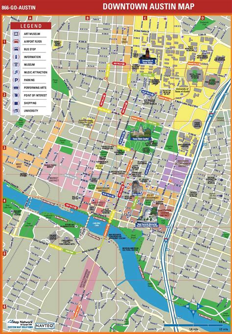 Street map of Austin Tx - Street map Austin Tx (Texas - USA)