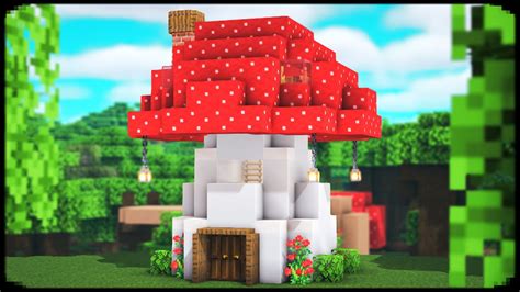 Minecraft: MUSHROOM House | Minecraft Building Tutorial - YouTube