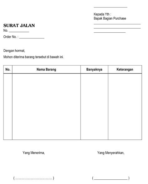 Cara Membuat Surat Jalan Paling Mudah, Berikut Contohnya