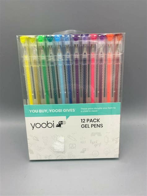 Yoobi 12 Pk Gel Pens FREE SHIPPING - Walmart.com - Walmart.com