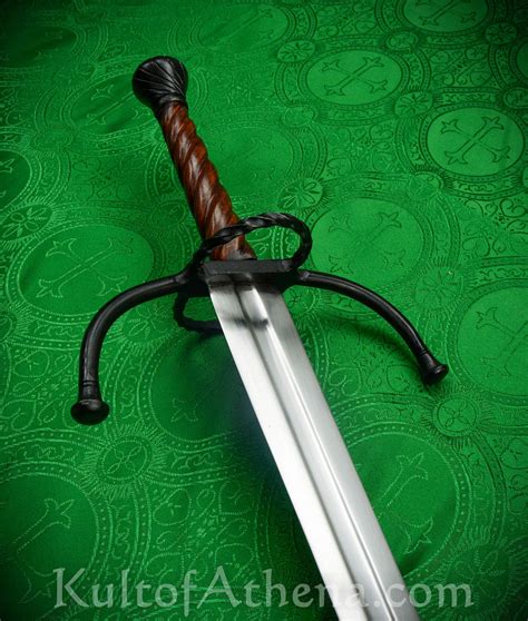 German Longsword with Twisted Wood Grip