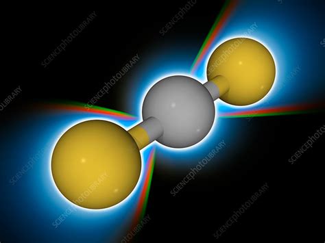 Carbon disulfide organic compound molecule - Stock Image - F017/0239 ...