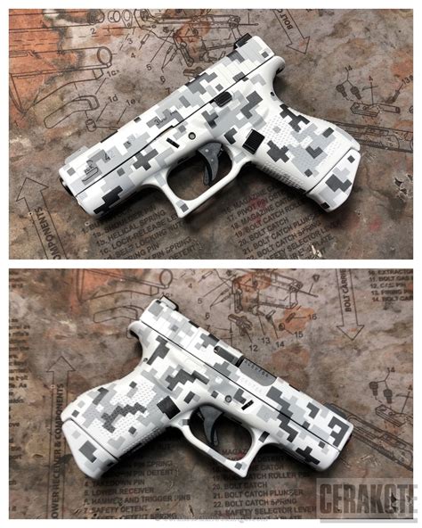 Cerakote - Cerakoted Glock 42 In A Digital Camo Finish | Digital camo ...