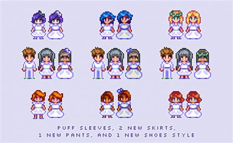 Ran's Wedding and Flower Dance Attire | Stardew valley, Flower dance ...