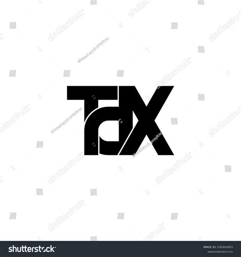 Tdx Initial Letter Monogram Logo Design Stock Vector (Royalty Free ...