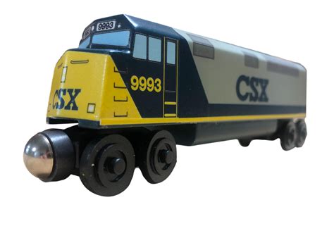 CSX Passenger Car Toy Trains – The Whittle Shortline Railroad - Wooden ...