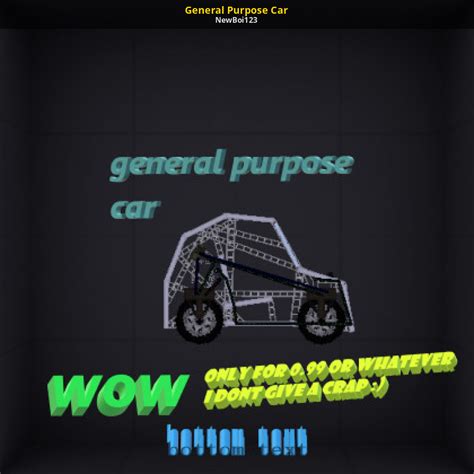 General Purpose Car [People Playground] [Mods]