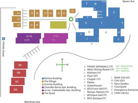 Campus Map - Brooks Howell Home