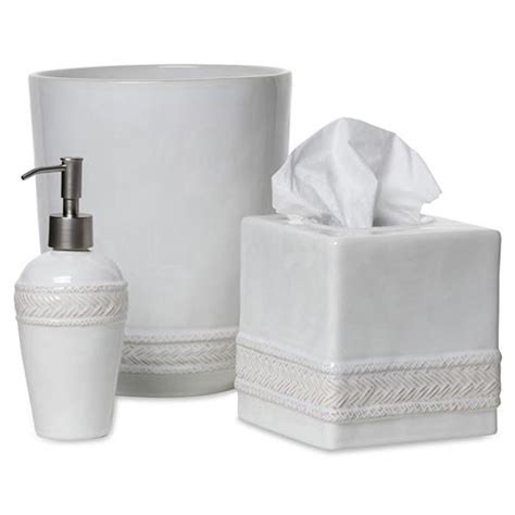 Juliska Le Panier French Country Whitewash Ceramic 3 Piece Bath ...