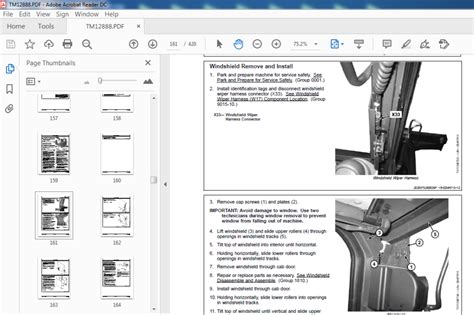 John Deere 50G Excavator Repair Technical Manual (TM12888) - PDF ...