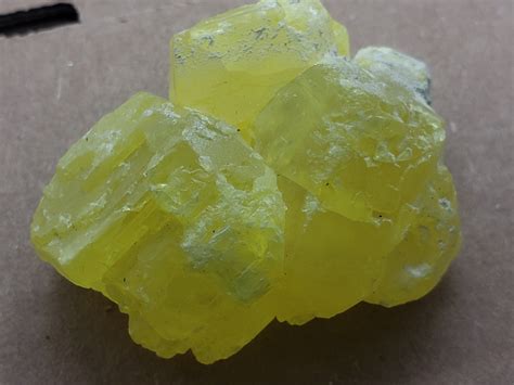 Sulphur (sulfur) Crystals