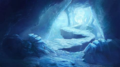 Ice cave by WiredHuman on DeviantArt in 2023 | Fantasy landscape ...