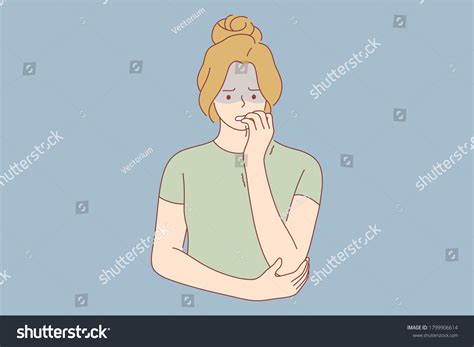 Anxious Girl Clipart Christmas