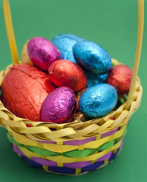 Basket of colourful Easter Eggs-7112 | Stockarch Free Stock Photo Archive