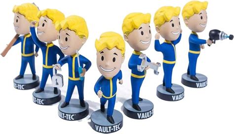 Amazon.com: BALABO Fallout Vault Boy 76 Bobbleheads Vault-Tec Complete ...