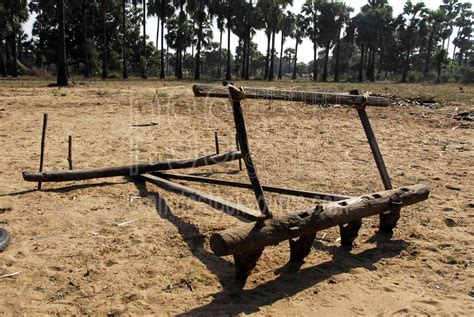 Photo of Wooden Plow by Photo Stock Source - agriculture, Taung Zin ...