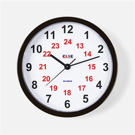 24 Hour Clocks | 24 Hour Wall Clocks | Large, Modern, Kitchen Clocks