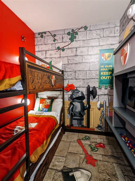 LEGOLAND New York: A room with a lego bunk bed and a tv. » LEGOLAND in ...