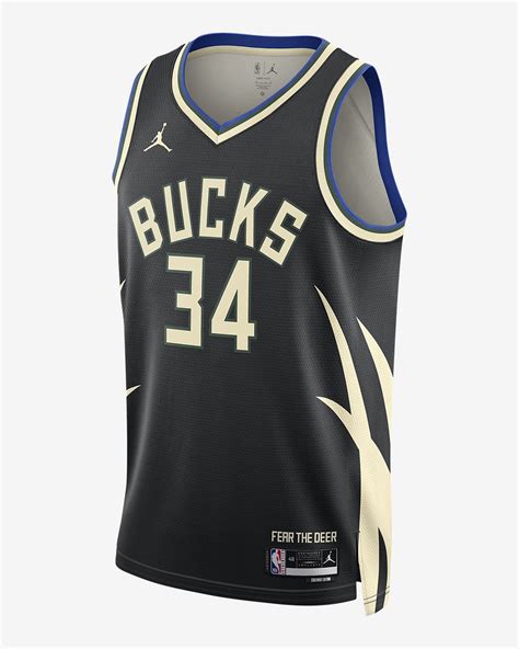 Milwaukee Bucks Statement Edition Jordan Dri-FIT NBA Swingman Jersey ...