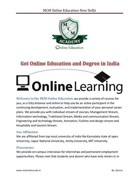 Get online education and degree in India | Online Courses