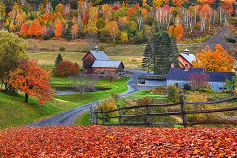 Sleepy Hollow Farm Woodstock Vermont, Vermont Fotografie, Vermont Druck ...