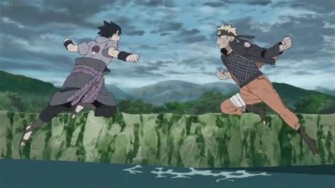 When does Naruto fight Sasuke?