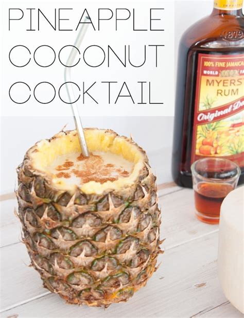 Pineapple Coconut Cocktail Recipe | Elephantastic Vegan