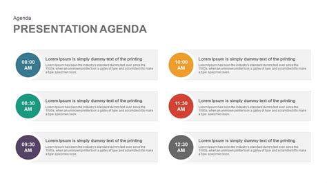 Presentation Agenda Template