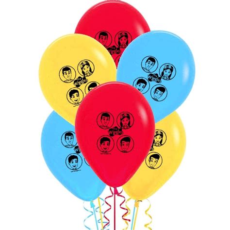 The Wiggles Balloons (Pack of 6) | Wiggles Party Supplies | Who Wants 2 ...