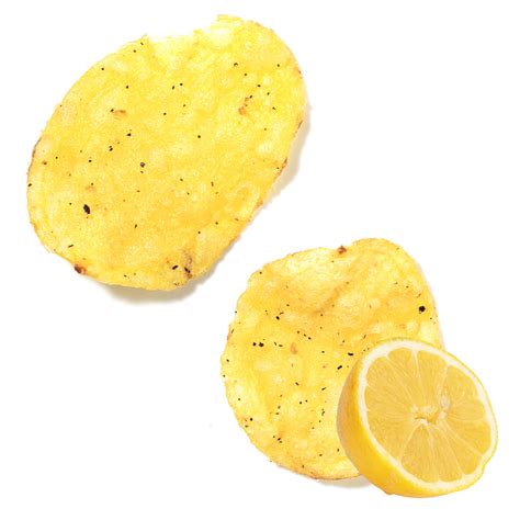 Lemon Pepper Flavored Potato Chips | Universal Yums