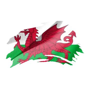 Wales Flag, Wales, Flag, Wales Flag Shinning PNG and Vector with ...