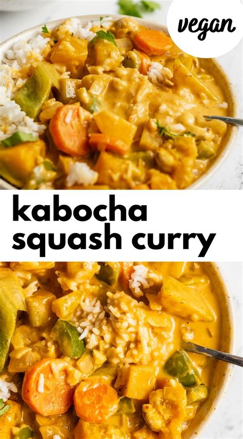 Vegan Kabocha Squash Curry - Running on Real Food