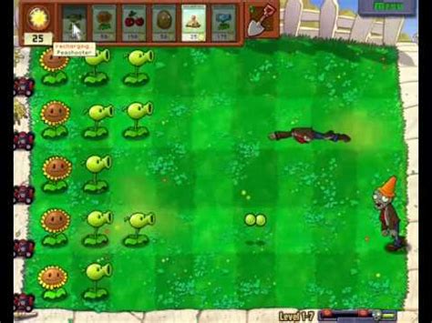 Plants Vs Zombies Gameplay - YouTube