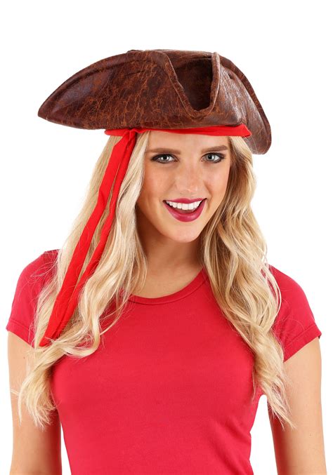 Caribbean Pirate Adult Costume Hat | Pirate Accessories