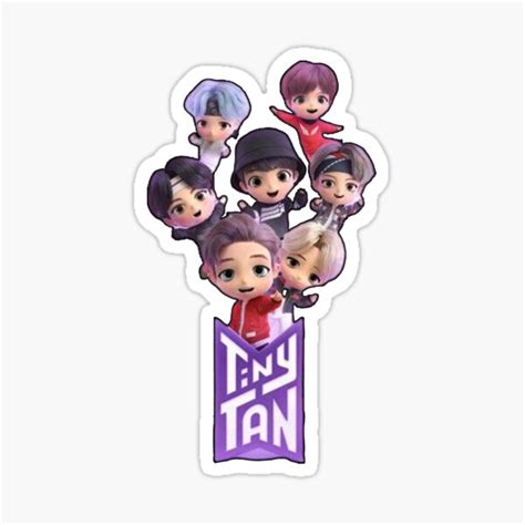 Bts Tiny Tan Downy Stickers | Redbubble