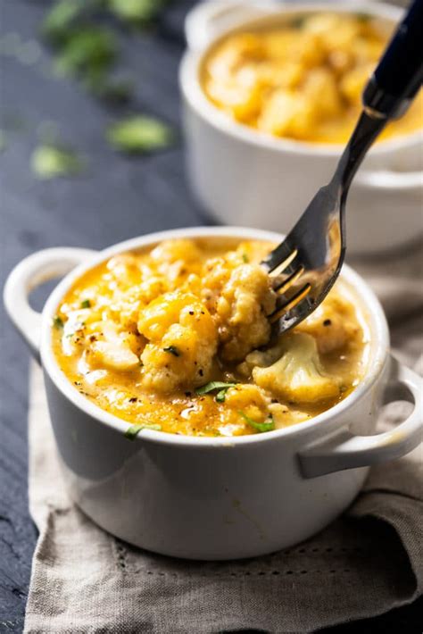 (One-Pot!) Keto Cauliflower Mac And Cheese - gnom-gnom