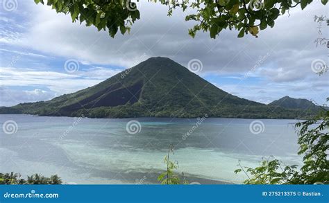 Banda Naira Island Maluku Indonesia Beautiful View of Banda Volcano ...