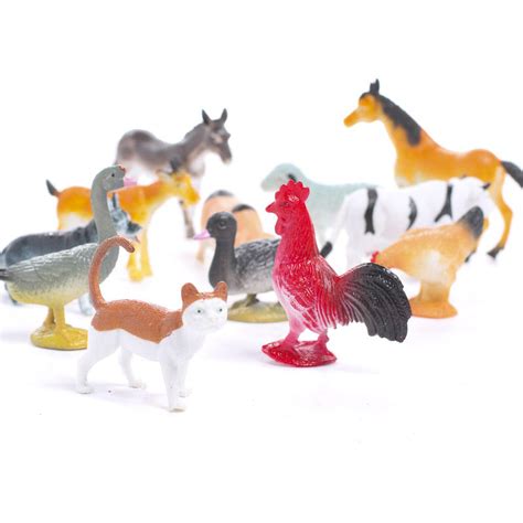 Assorted Miniature Farm Animals - Animal Miniatures - Dollhouse ...