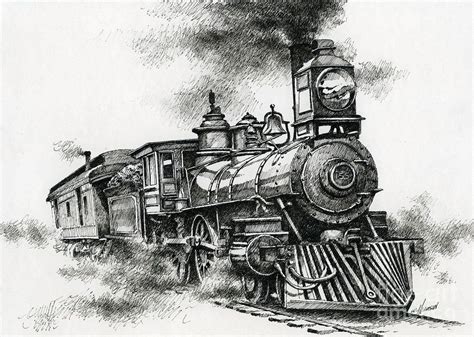 Spirit of Steam by James Williamson | Train drawing, Train art, Train ...