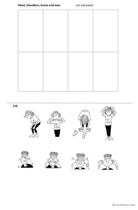 Head Shoulders Knees And Toes Printable