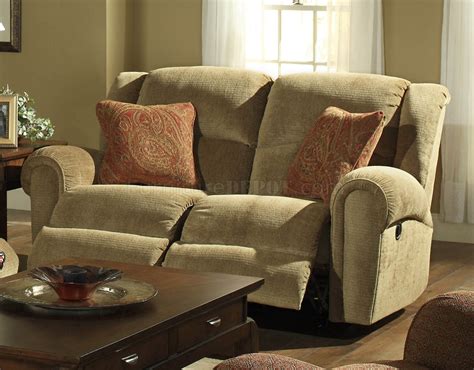 Havana Fabric Modern Grove Park Reclining Sofa & Loveseat Set